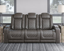 Load image into Gallery viewer, HyllMont PWR REC Sofa with ADJ Headrest
