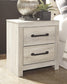 Cambeck  Panel Headboard With Mirrored Dresser, Chest And 2 Nightstands