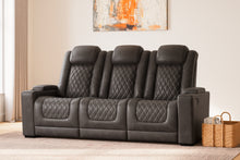 Load image into Gallery viewer, HyllMont PWR REC Sofa with ADJ Headrest
