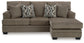 Stonemeade Sofa Chaise, Chair, and Ottoman