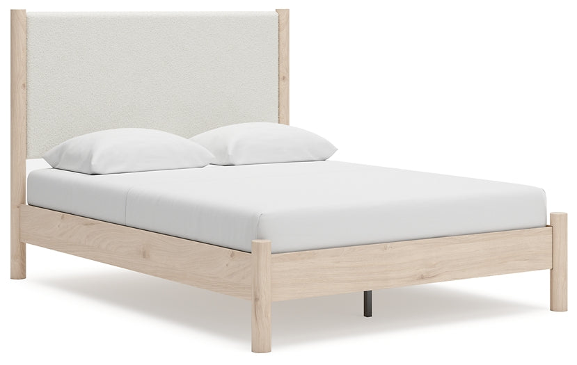 Cadmori  Upholstered Panel Bed