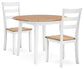 Gesthaven Dining Table and 2 Chairs