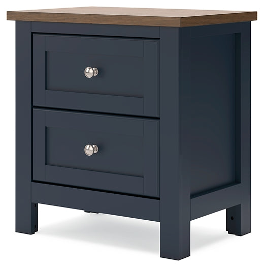 Landocken Two Drawer Night Stand