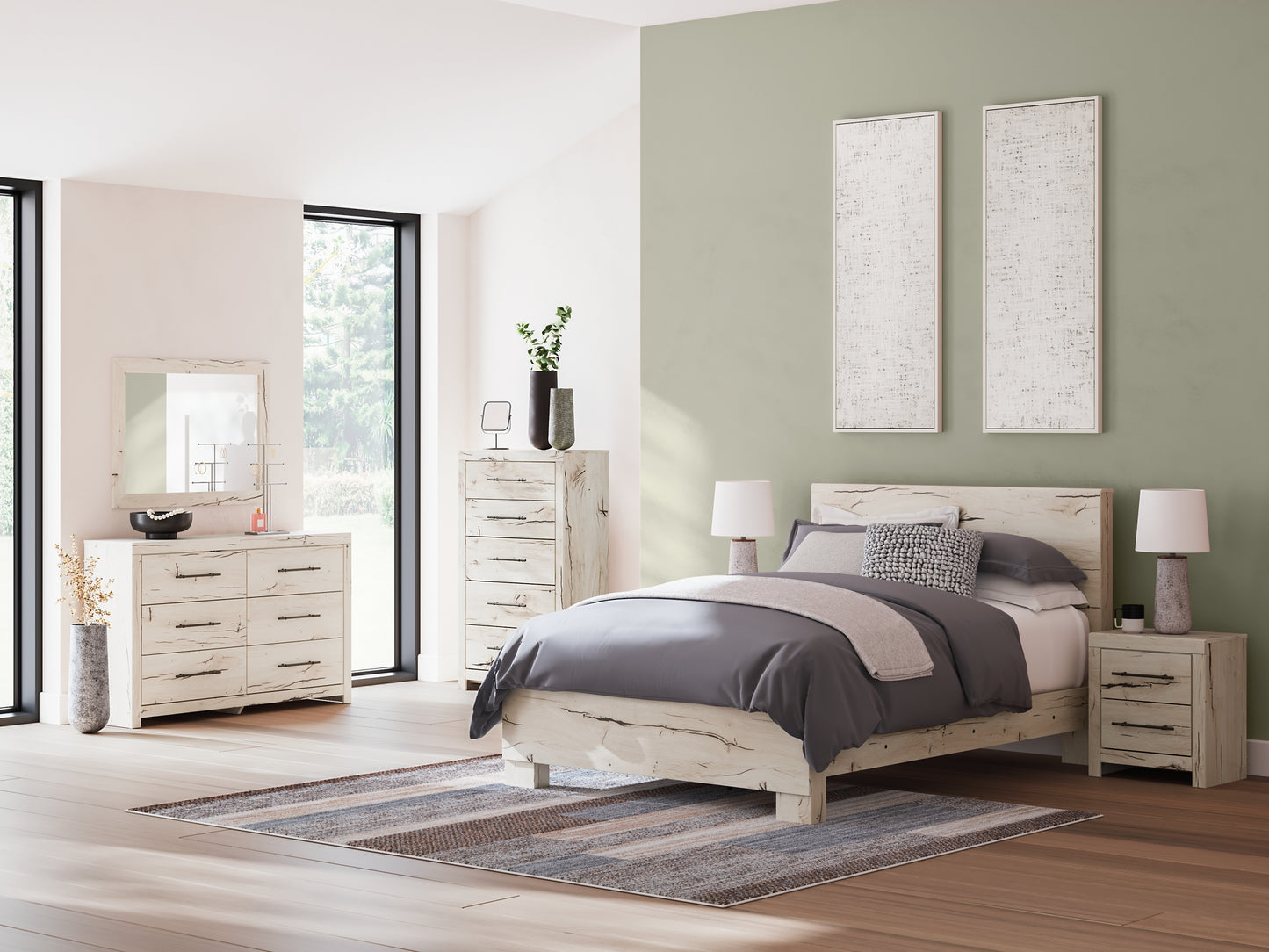 Lawroy  Panel Bed