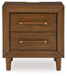 Lyncott Queen Upholstered Bed with Mirrored Dresser, Chest and 2 Nightstands