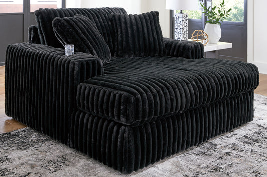 Midnight-Madness Oversized Chaise