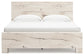 Lawroy King Panel Bed with Mirrored Dresser