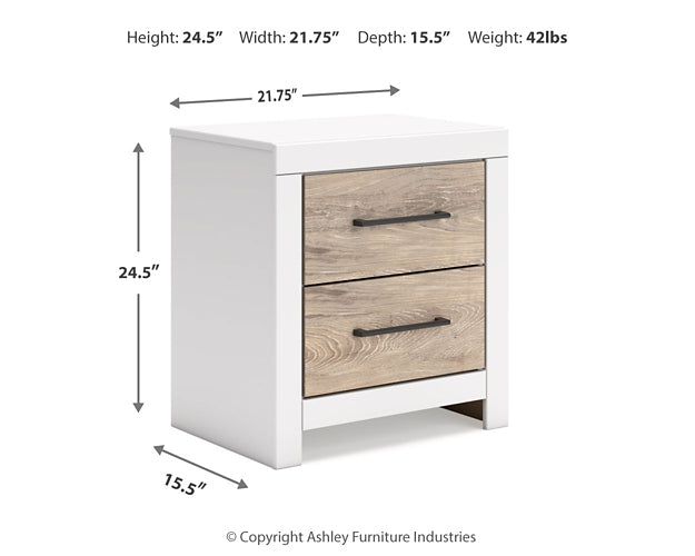 Charbitt Two Drawer Night Stand