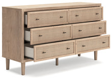 Load image into Gallery viewer, Cielden Full Upholstered Panel Bed with Dresser and 2 Nightstands
