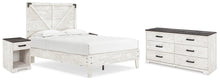 Load image into Gallery viewer, Shawburn Full Platform Bed with Dresser and 2 Nightstands
