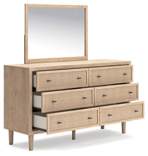 Load image into Gallery viewer, Cielden King Panel Headboard with Mirrored Dresser and Nightstand
