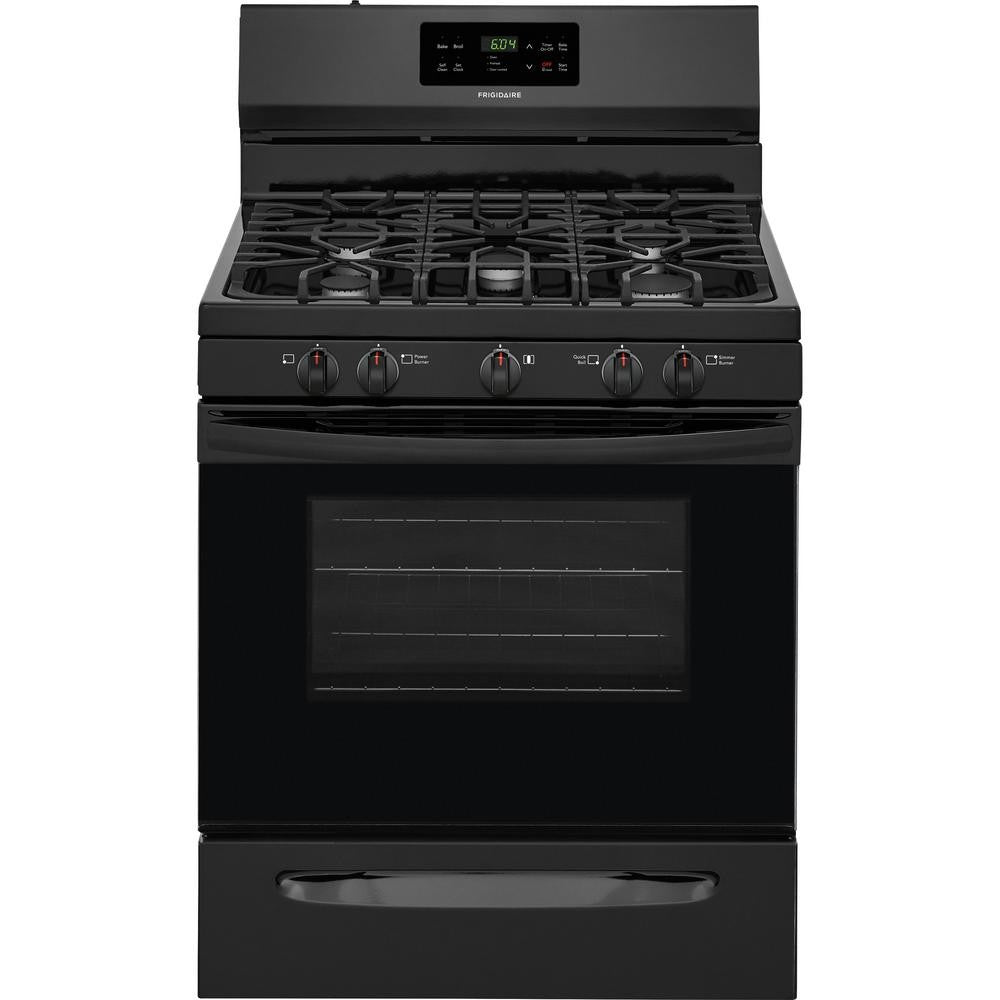 Frigidaire 5 Burner Gas Range Black