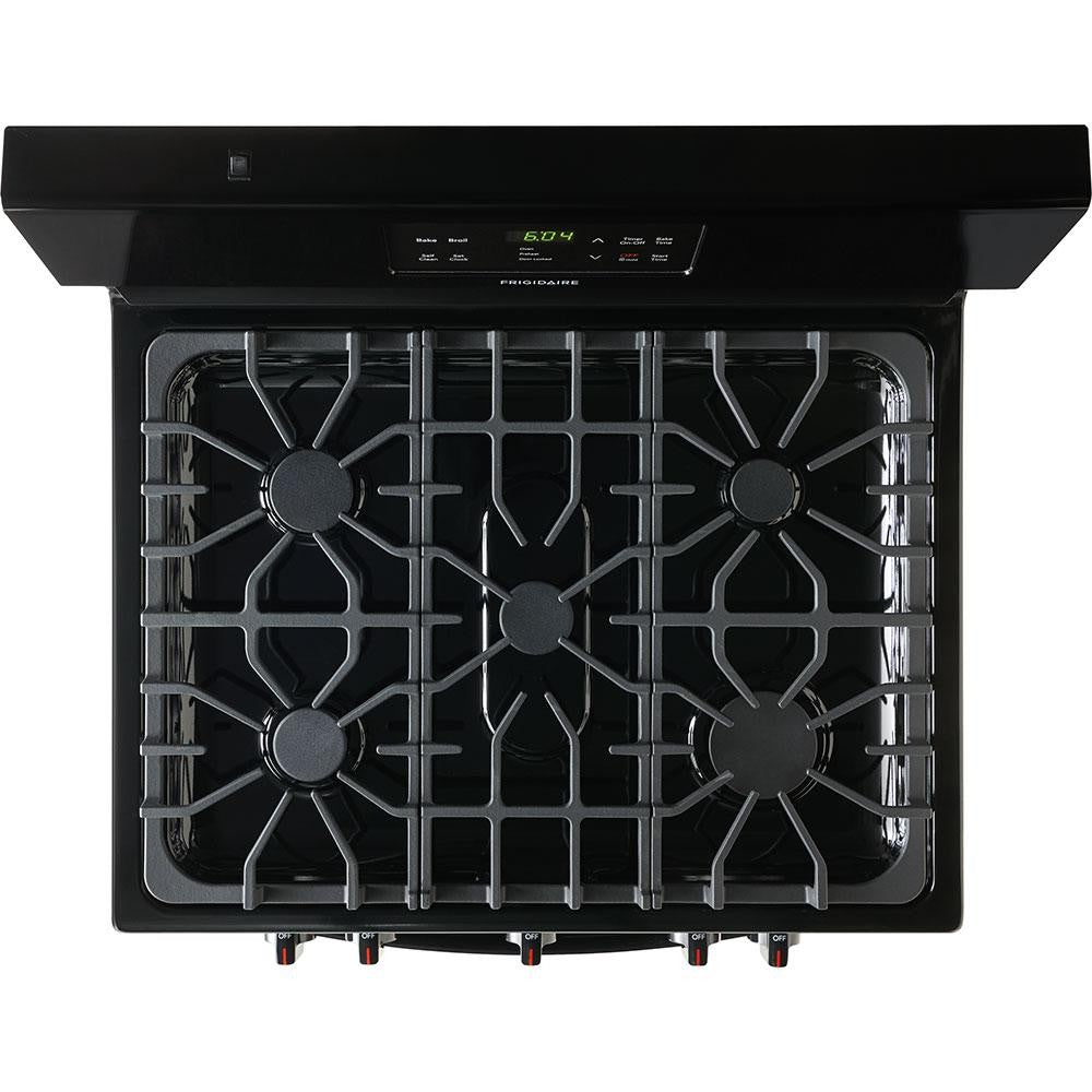 Frigidaire 5 Burner Gas Range Black