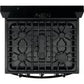 Frigidaire 30 inch 5 burner gas range in black