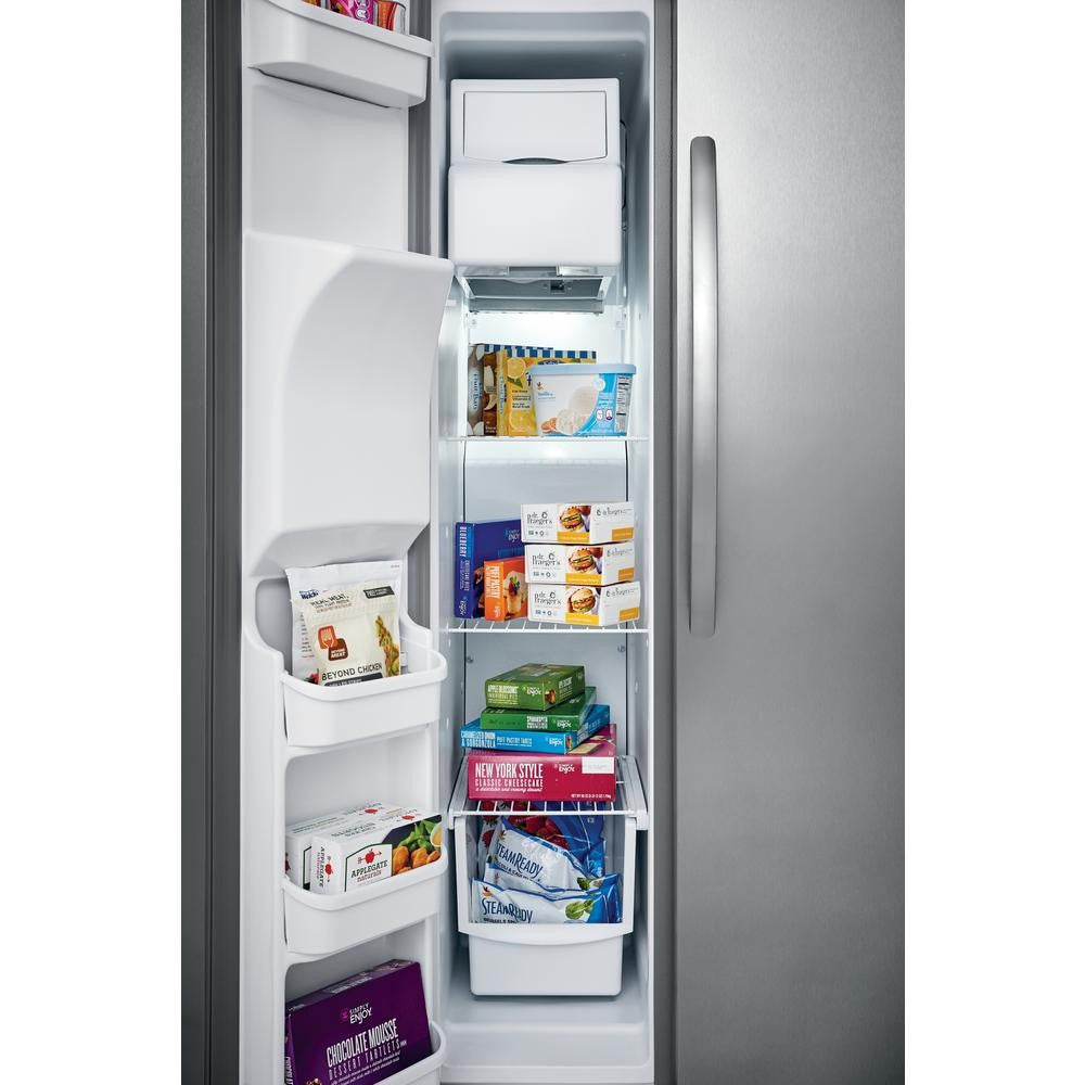 Frigidaire Side By Side Refrigerator in Stainless