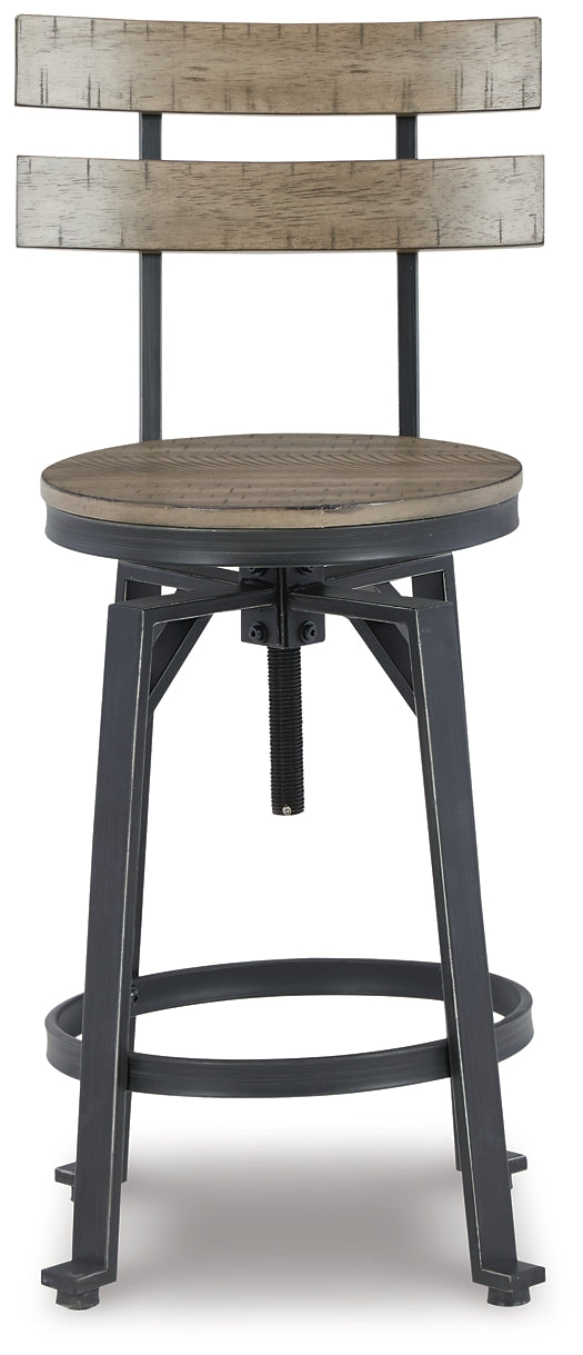 Lesterton Swivel Barstool (2/CN)