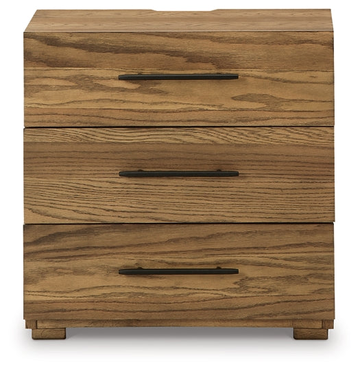 Dakmore Three Drawer Night Stand