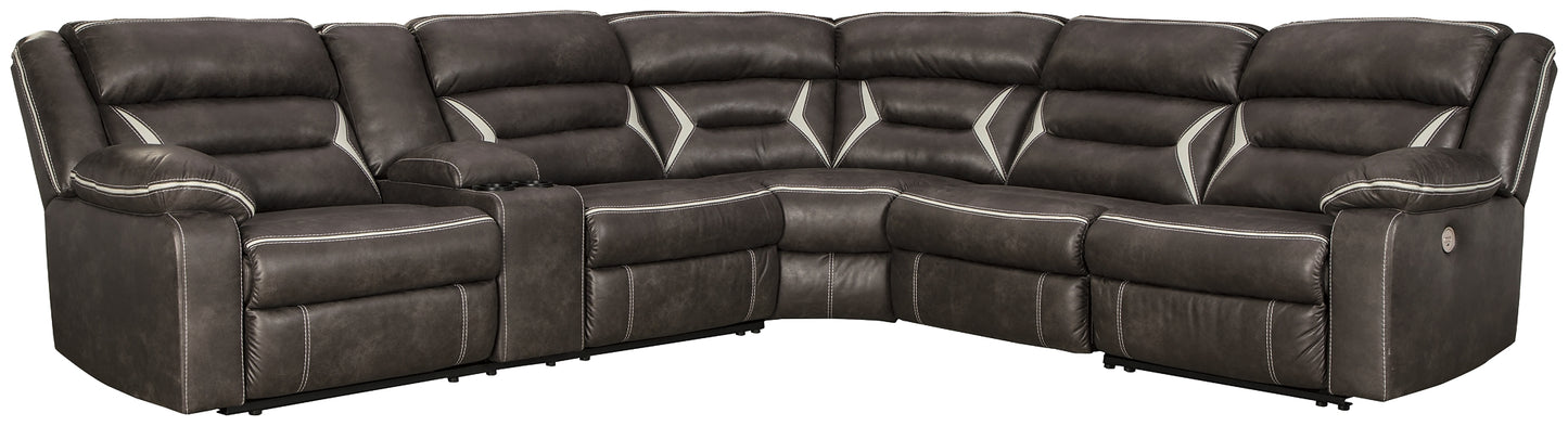 Kincord 4-Piece Sectional with Recliner