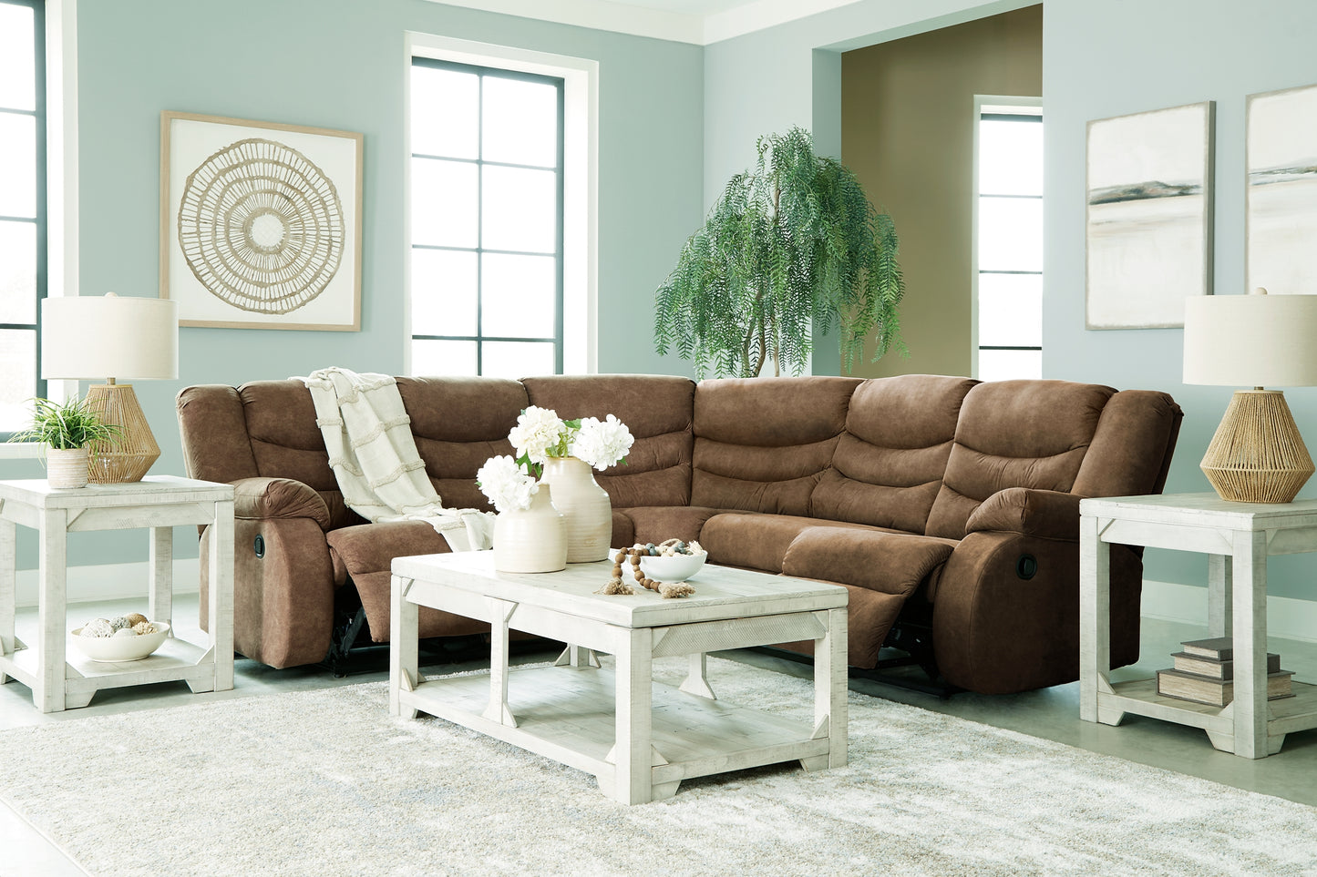 Partymate 2-Piece Reclining Sectional