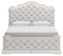 Load image into Gallery viewer, Arlendyne King Upholstered Bed with Mirrored Dresser

