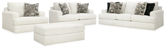 Karinne Sofa, Loveseat, Chair and Ottoman