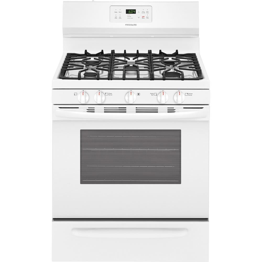 Frigidaire 5 Burner Gas Range White