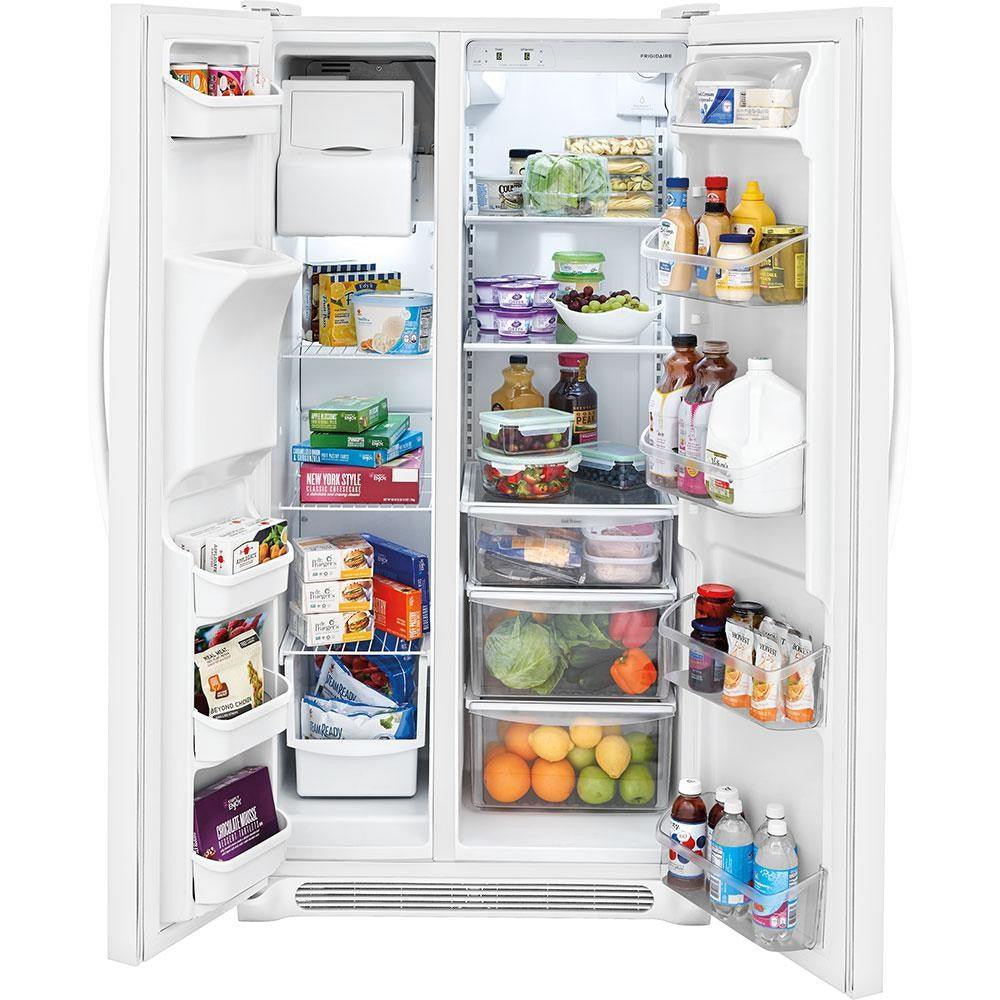 Frigidaire Side By Side Refrigerator in White